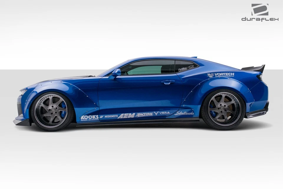 Kit de carrocería ancha Duraflex para Chevrolet Camaro 2016-2018 rejilla - 4 piezas Foto 3 de 4