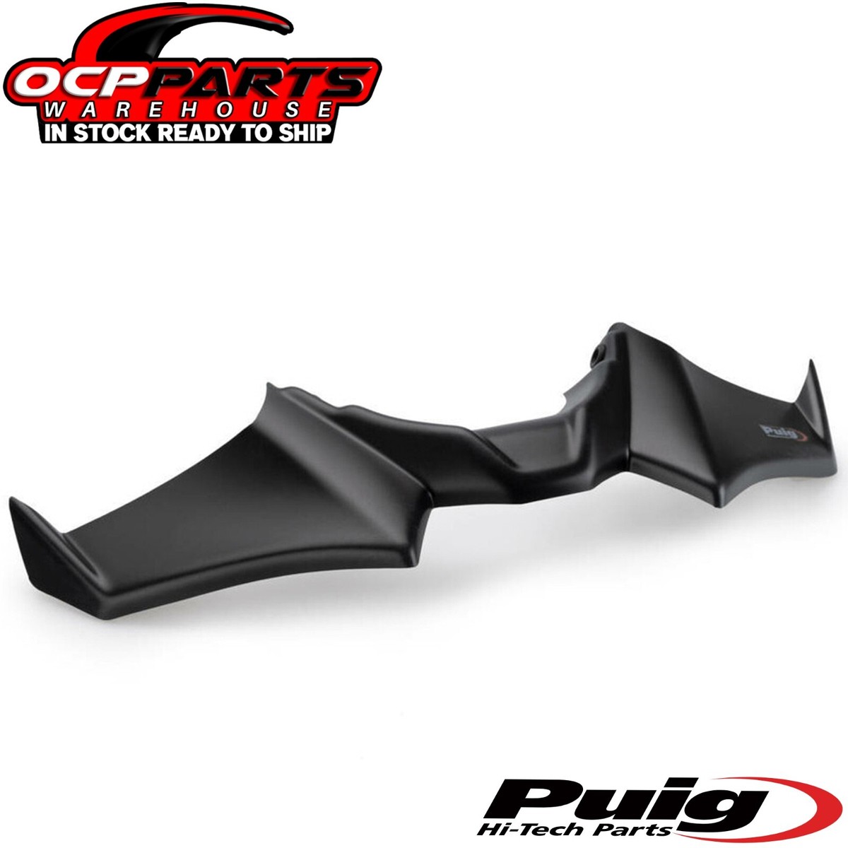 Puig 7227F Dark Smoke Engine Spoiler For Yamaha Fz-09 (2013-2017) & Fj-09 (2015-2017) - Compatible With Akrapovic