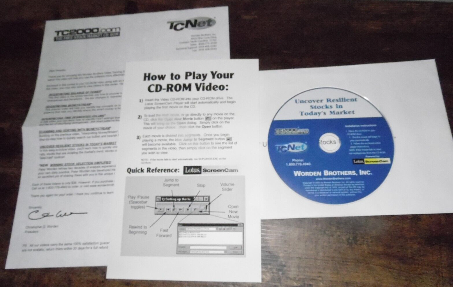 Worden Brothers TC2000 6 CDROM Video Scanning Sorting