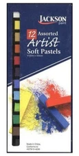 Jackson 12 Assorted Artist Soft Pastels