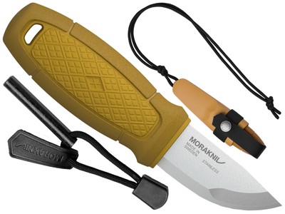 Morakniv Eldris Neck Knife Set Gelb Edelstahl