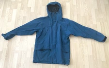 Moonstone Gore-Tex Jacket Men's L Hooded Drawstring Waist Turquoise Pit Vents