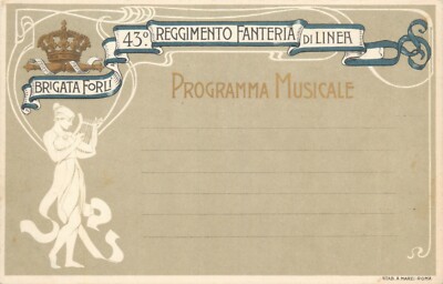 Italian Regimental, 43° Reggimento  Fanteria, Brigata Forli, Italy