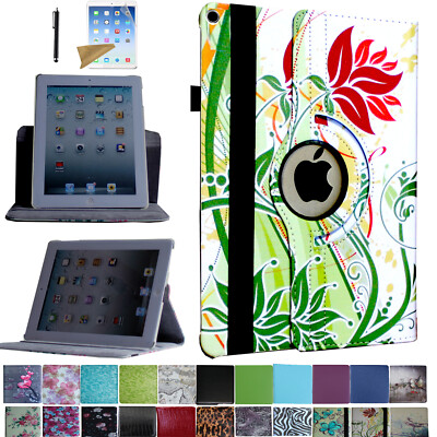 For iPad 7th Generation 2019 10.2 A2197 A2198 Rotating Smart Case Magnetic Cover