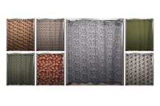 Christmas Shower Curtain 7 Patterns Available 