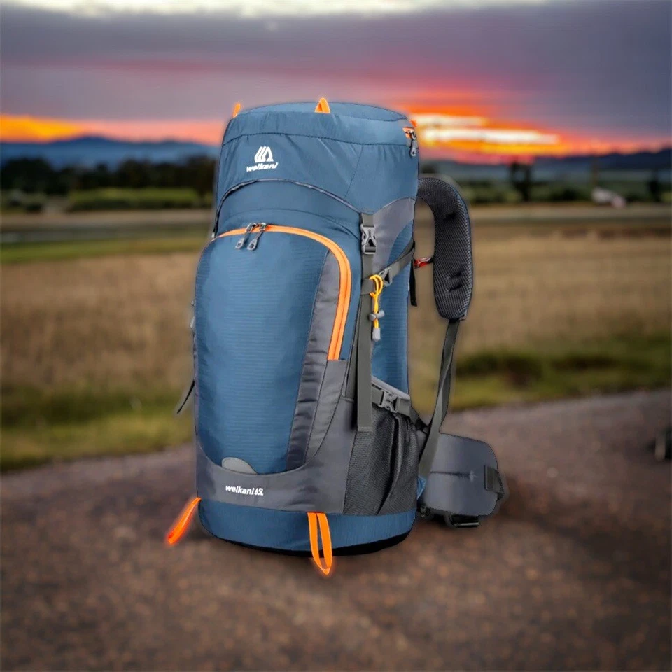 65L Rucksack für Männer Wandern Camping Wasserdicht Outdoor Reise Trekking Damen - Bild 2 von 4