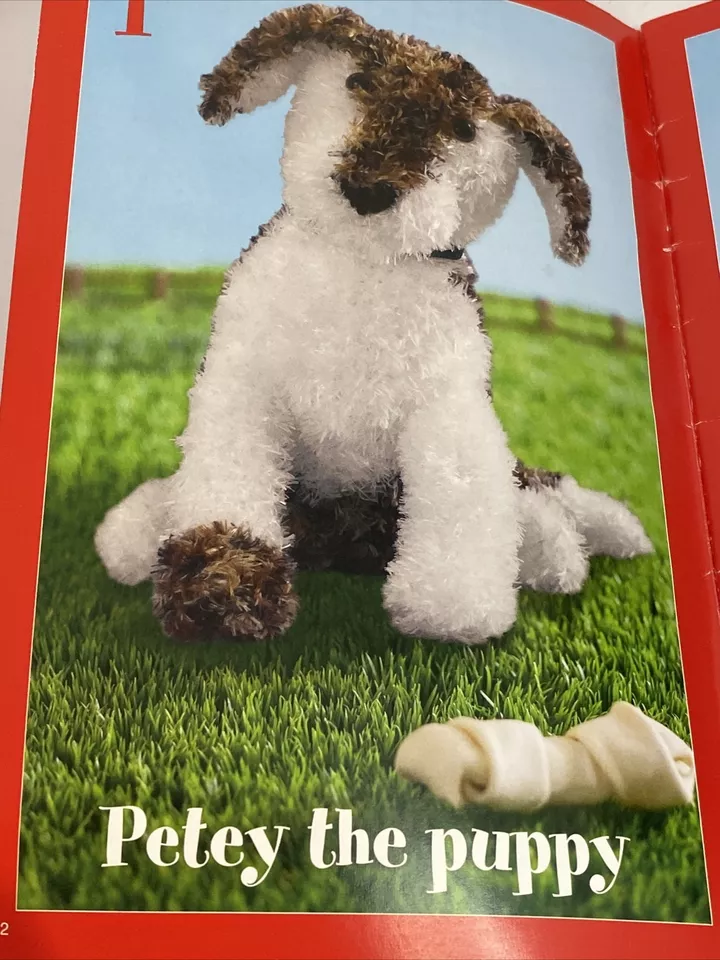 Bernat Knitting Patterns ANIMAL FARM Dog Cat Pig Bunny Book #530131 - Image 3 of 4