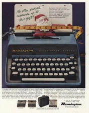 1960 Remington Typewriter: No Other Portables Measured Up Vintage Print Ad