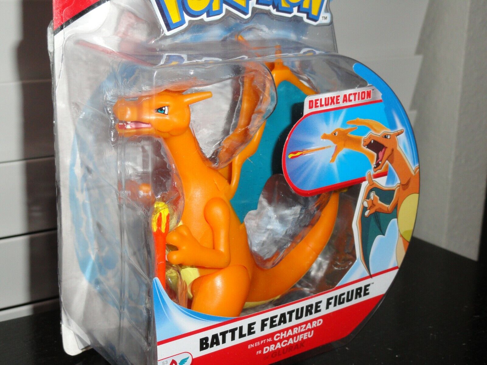 Brinquedo Boneco Charizard: Pokémon Battle Feature Figure Deluxe