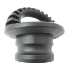 3" Male Safety Bump, Cam and Groove Dust Plug With Handle, Black Anti-Static ...