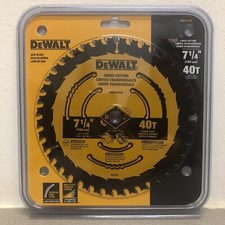 DeWalt DWA171440 7-1/4" D X 5/8" Tungsten Carbide Circular Saw Blade 40 teeth
