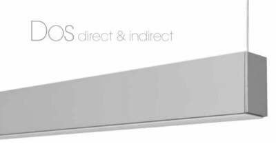 2 - Delray Lighting Dos LED Linear Pendant Light UDL 4W W35D SR