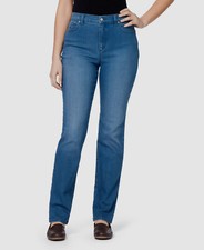 Gloria Vanderbilt Women's Blue Amanda Classic Straight Jeans Size 6