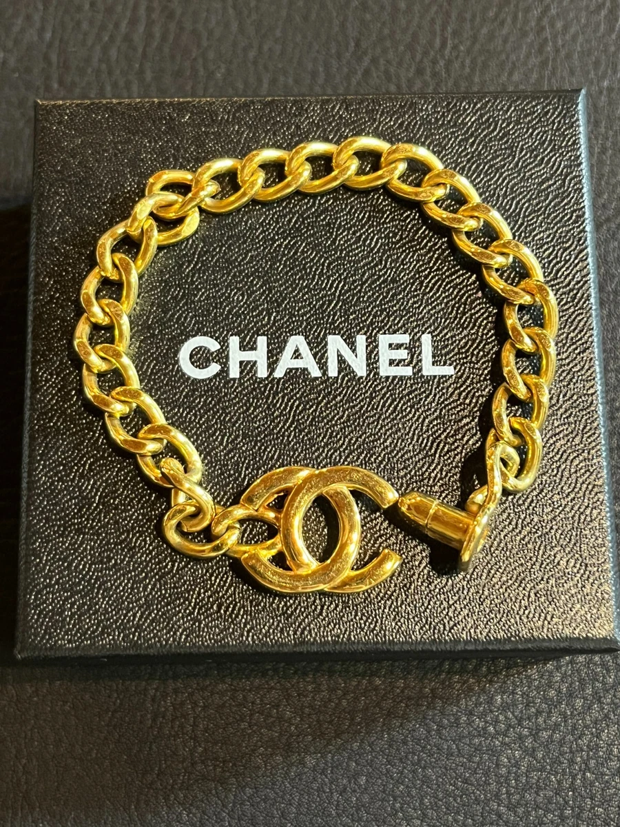 Vintage Chanel 1960s Bangle Bracelet - Ruby Lane