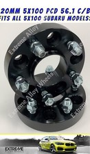 Passend für Subaru BRZ Forester Outback 20 mm Alufelgenabstandhalter zentriert 5x100 56,1 x 2