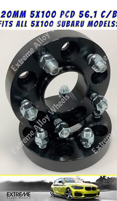 Passend für Subaru Legacy 89 - 2015 20 mm Alufelgenabstandhalter zentriert 5x100 56,1 x 2