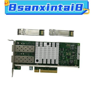 Intel X520-DA2 10Gbps Dual Port PCI-E Ethernet Server Adapter w/ (2) 10GB SFP+