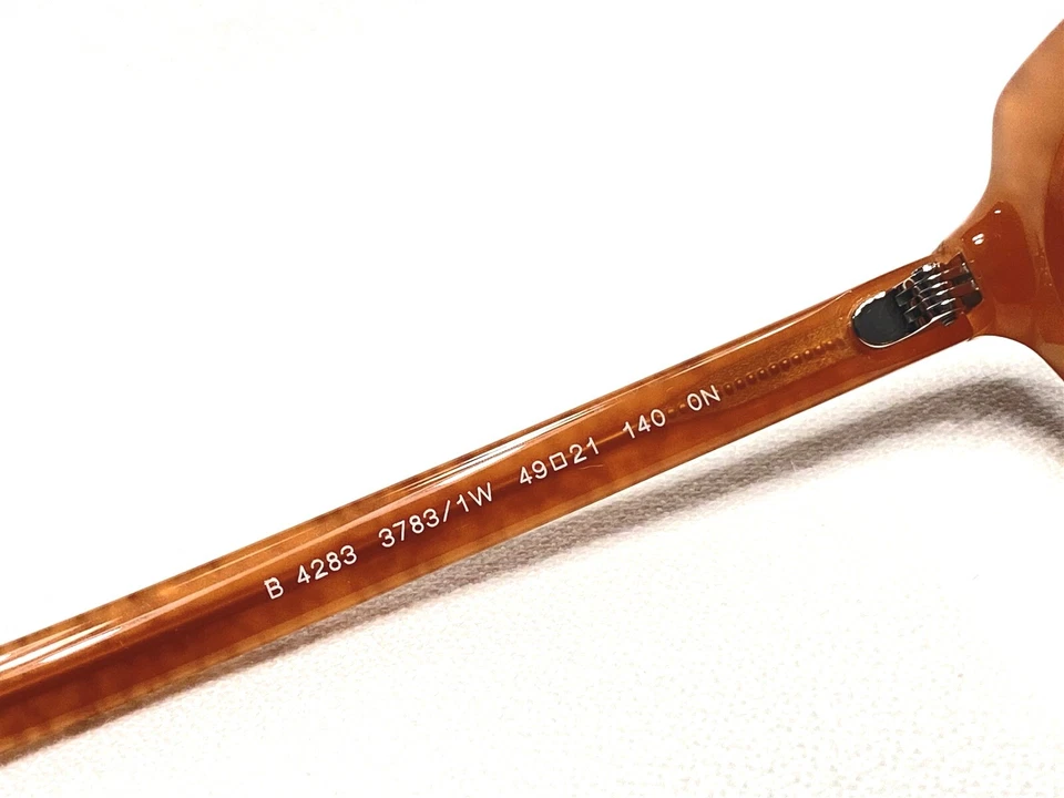 NUEVO Monturas de gafas Burberry B4283 3783/1W naranja quemado brillo 49/21 Foto 4 de 4