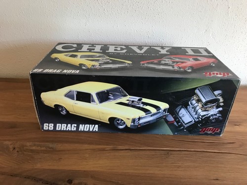 1/18 GMP Chevrolet Nova, '68 Drag Nova, ACME, Gelb, Yellow. Chevy II - Imagen 3 de 20