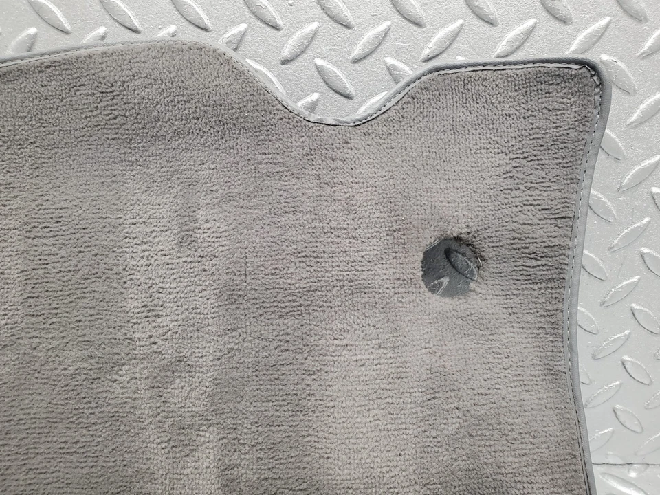 ⚙47632⚙ Alfombrilla alfombrilla piso delantero derecho gris mercedes-benz c126 500sec 1266846229 Foto 3 de 4