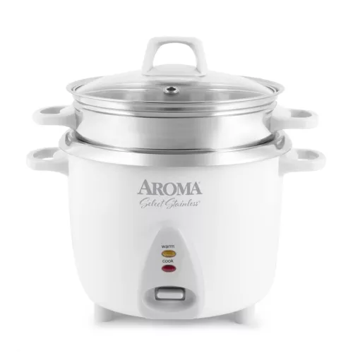 Aroma Housewares 14-Cup (Cooked) / 3Qt. Select Stainless Pot-Style Rice Cooker