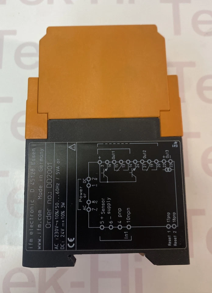 IFM ELECTRONIC DD2001 FR-1 FREQUENCY/SPEED MONITOR DD2001 OVERNIGHT SHIPPING - Image 3 of 4