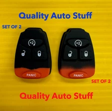 2X NEW Lot Set of 2 Remote Head Key Button Pad 4 Button Remote Start OHT692713AA
