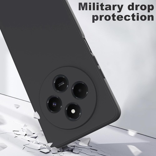 Pour Xiaomi Redmi 14C Coque Arrière Mate arrière NOIR + 2 Verres trempé - Photo 3 sur 4