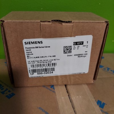 Siemens Building Technology 599-02034 - 1/2''N/O 1.0Cv Eq% 3-8# Vlv Bdy
