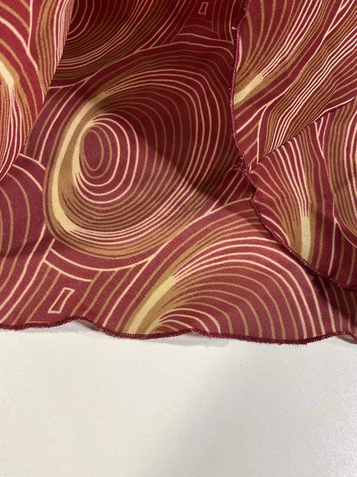 Blusa Vintage Papaya Manga Campana Transparente Talla L Hada EE. UU. Capricho Años 90 Y2K Foto 3 de 4