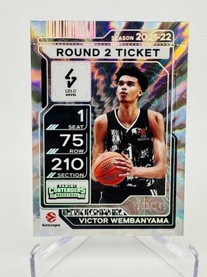 2025-26 Contenders EuroLeague Victor Wembanyama Round 2 Ticket /149 #93