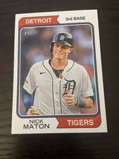 2023 Topps Heritage High Number - Nick Maton #705