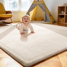 Krabbelmatte Baby ÖKOTEX Extra dick weiche Spielmatte Spielteppich Rutschfester