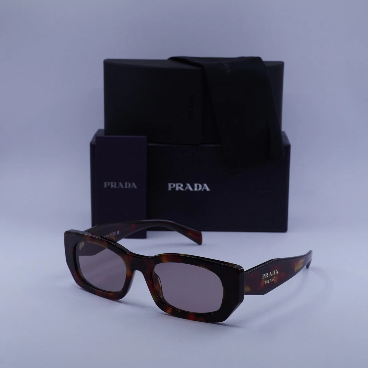 PRADA Brown Oval Sunglasses for Women for sale | eBay