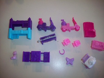 Mattel Polly Pocket Micro Doll Furniture & Accessory Lot C
