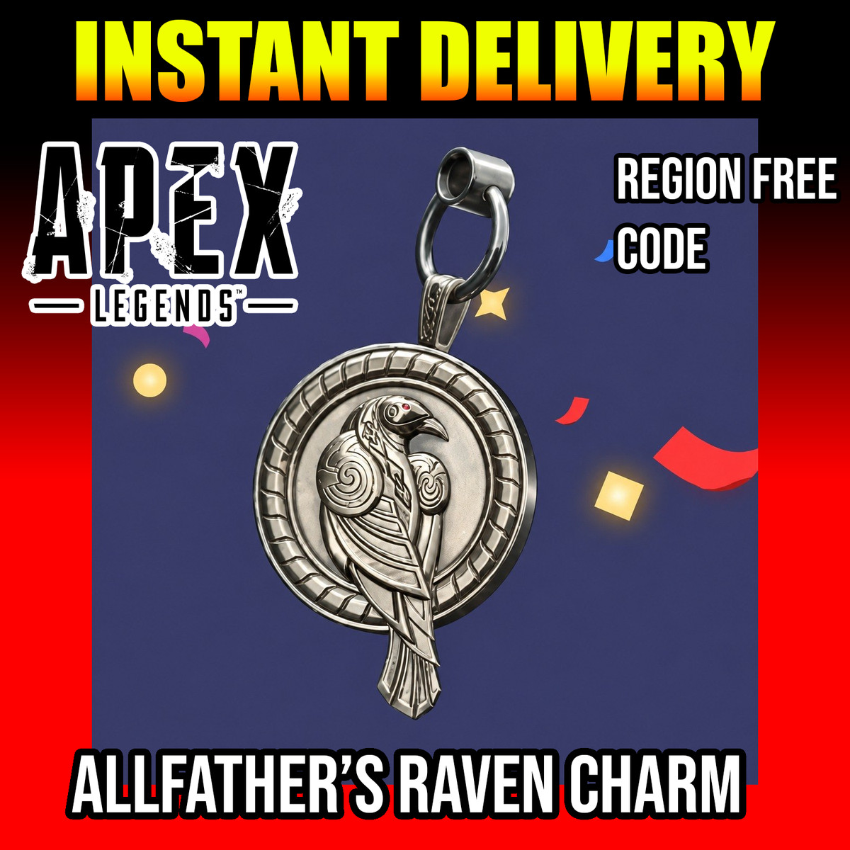 APEX Legends: AllFathers Raven CHARM CODE | ALL PLATFORMS | GLOBAL | FAST!
