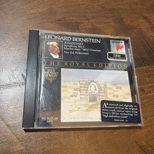 Leonard Bernstein Tchaikovsky Symphony 5 Marche Slave 1812 the Royal Edition CD