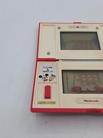 LCD MICKEY and DONALD Multi Screen Nintendo Game Watch DM-53 Handheld Console 34