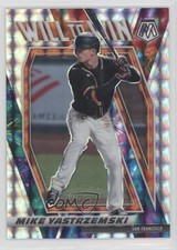 2021 Panini Mosaic Will to Win Mosaic Prizm Mike Yastrzemski #WTW12 0l1o