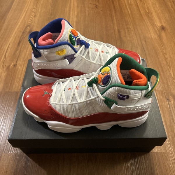 Air Jordan 6 Rings Multicolor Raro, Talla 8.5 Eur 46 3