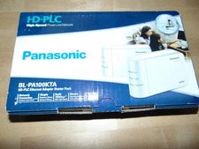 Panasonic BL-PA100KTA Ethernet Adaptor Starter Pack Includes Two HD-PLC Powerlin