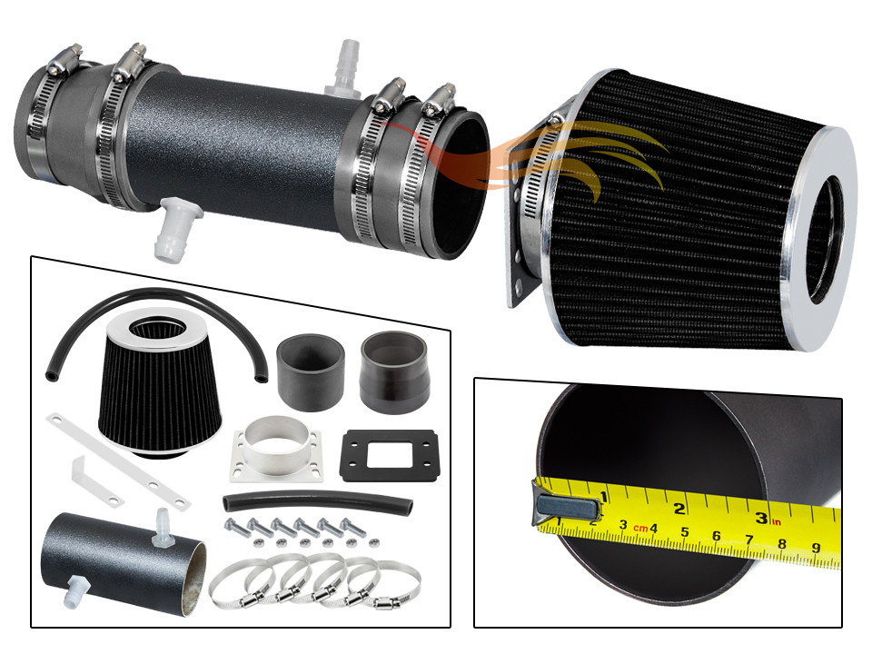XYZ RW GREY Short Ram Air Intake Kit+Filter 1992-1996 ES300/Camry 3.0L V6