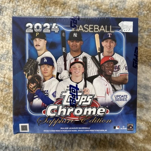 2024 Topps Chrome Update Baseball Sapphire Edition Factory Sealed Box 