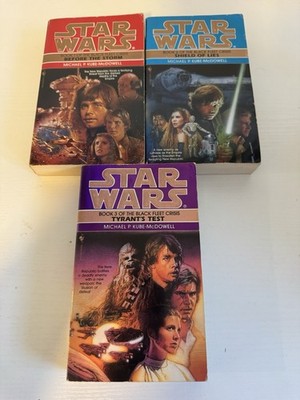 Star Wars the Black Fleet Crisis Trilogy Series Book Lot Set of 1-3 PB