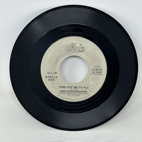 REO Speedwagon Keep On Loving You / Time For Me To Fly 45 RPM 7” - Foto 2 di 3