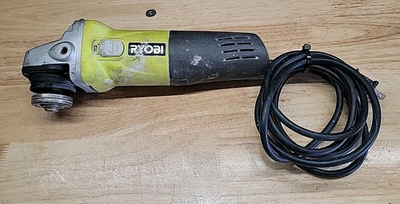 #ad #ad Ryobi AG4031G 4 1 2”in Angle Grinder 120V 5.5Ah – TESTED WORKING CORDED TOOL $26.99