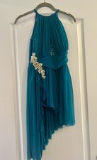 Weissman Teal Lyrical Dance Costume Large Child