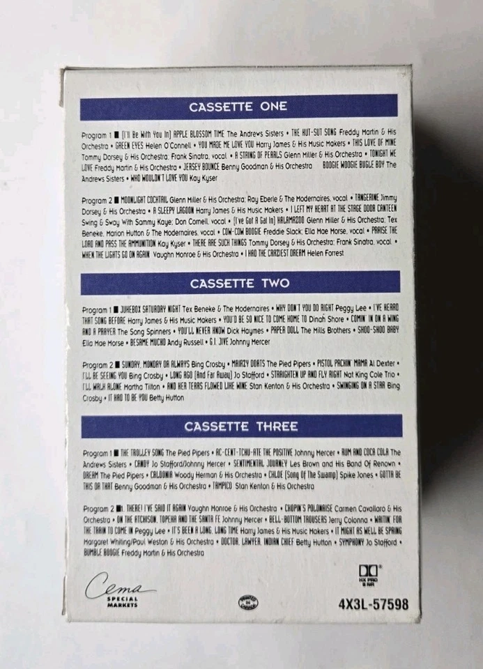 These Were Our Songs Musical Memories of The War Years 3 Cassette Tape Box Set - Image 3 of 3