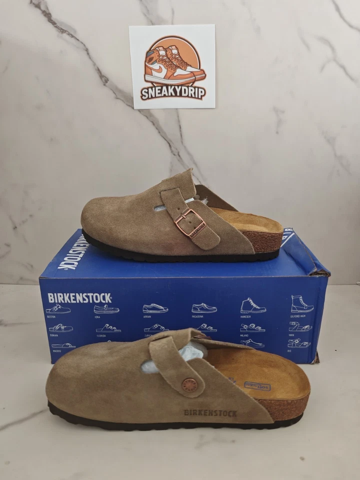 Sabot Birkenstock Boston TAUPE - REGULAR FIT -  VARI NUMERI dal 36 al 45 - Immagine 2 di 4