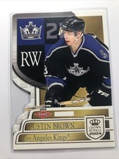 Dustin Brown 2002-04 Crown Royale #119 ROOKIE RC GOLD SP KINGS /575